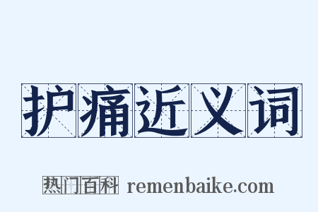 护痛近义词是什么意思的图片